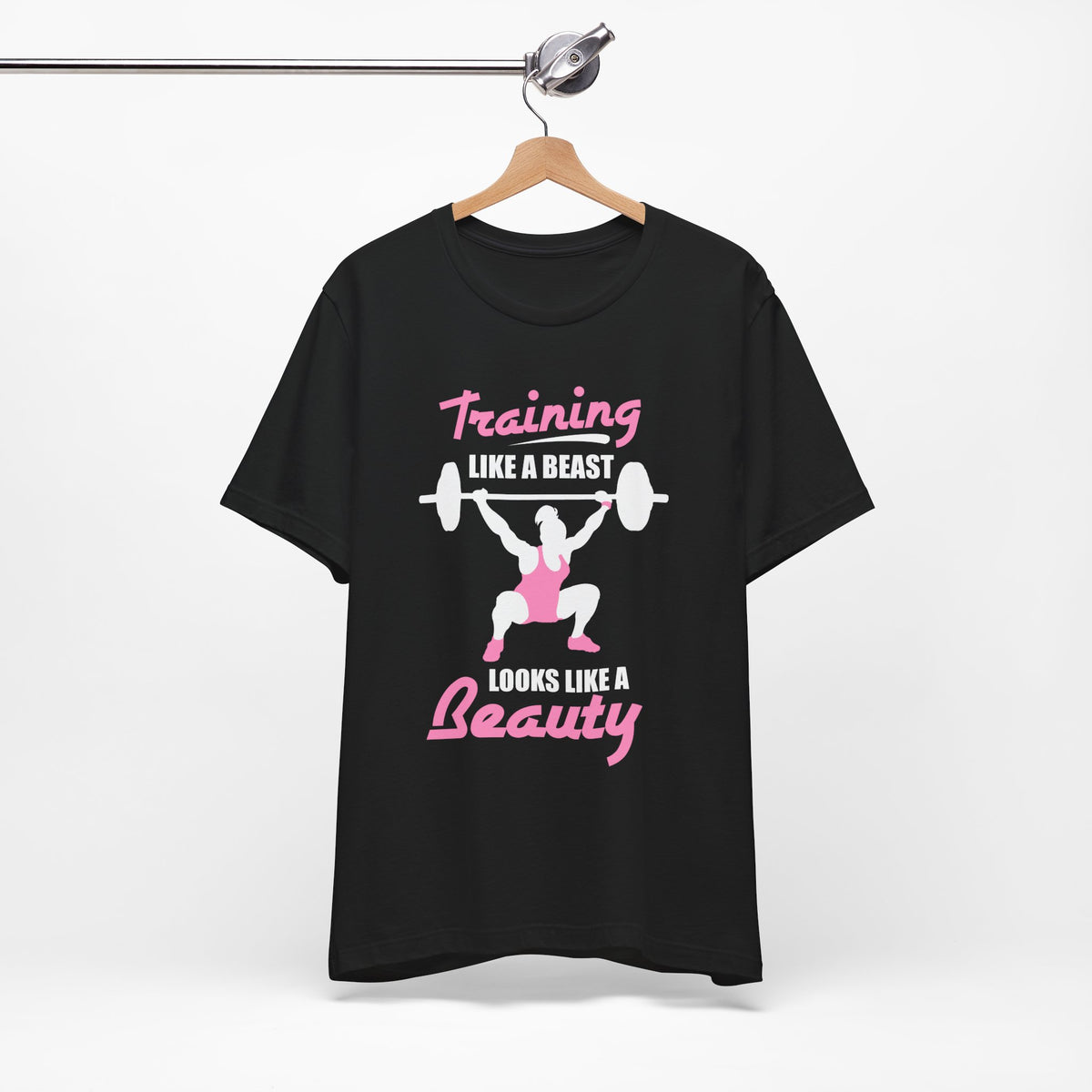 S’entraîner comme une bête ressemble à un tee-shirt unisexe de beauté 