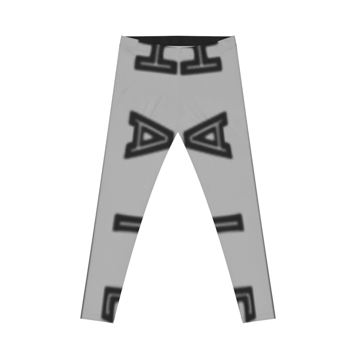 Stylish Women's Casual Leggings with Modern Graphic Design