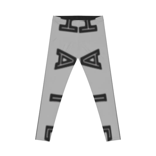 Stylish Women's Casual Leggings with Modern Graphic Design