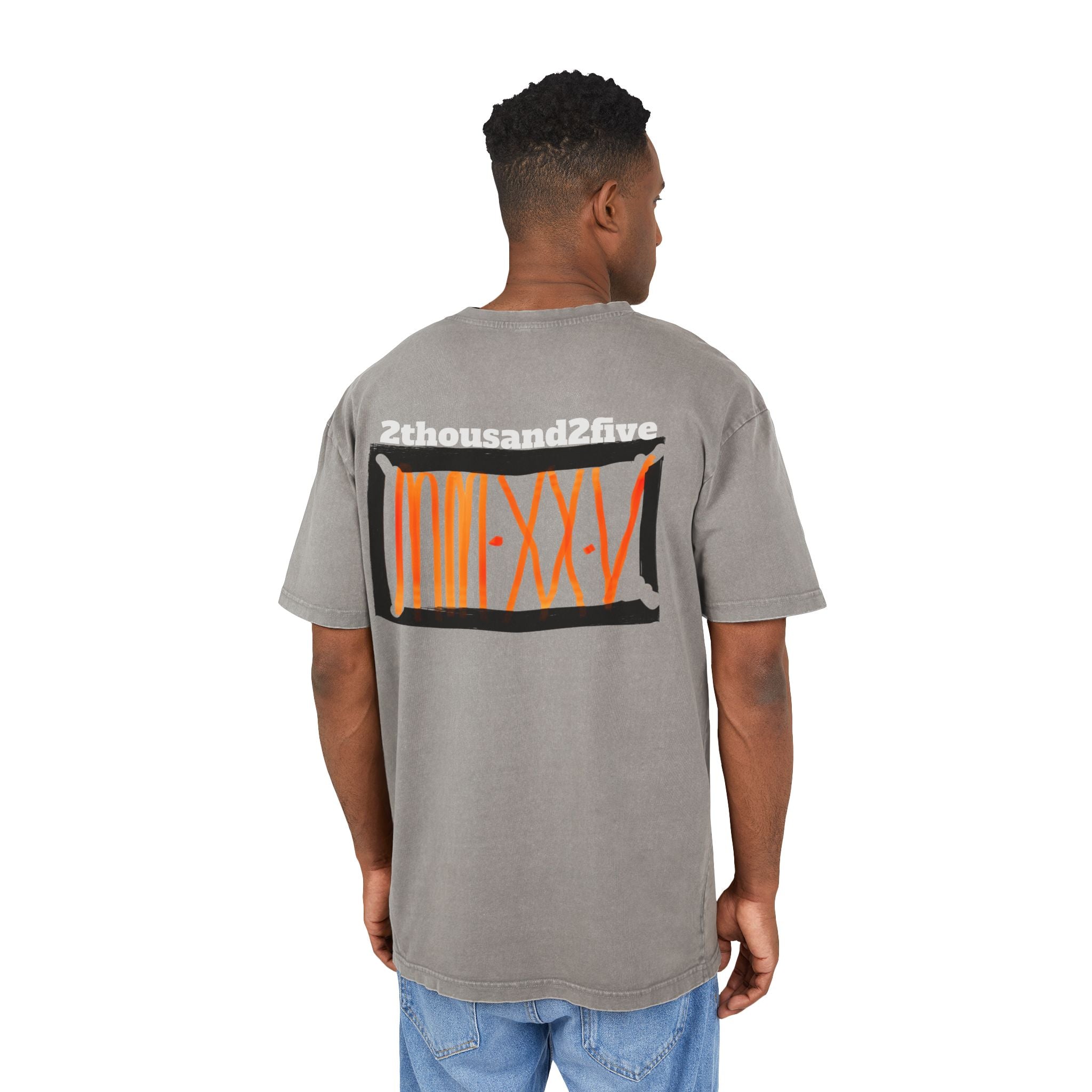 T-Shirt Acid Washed Oversize Tee 2thousand2five Design