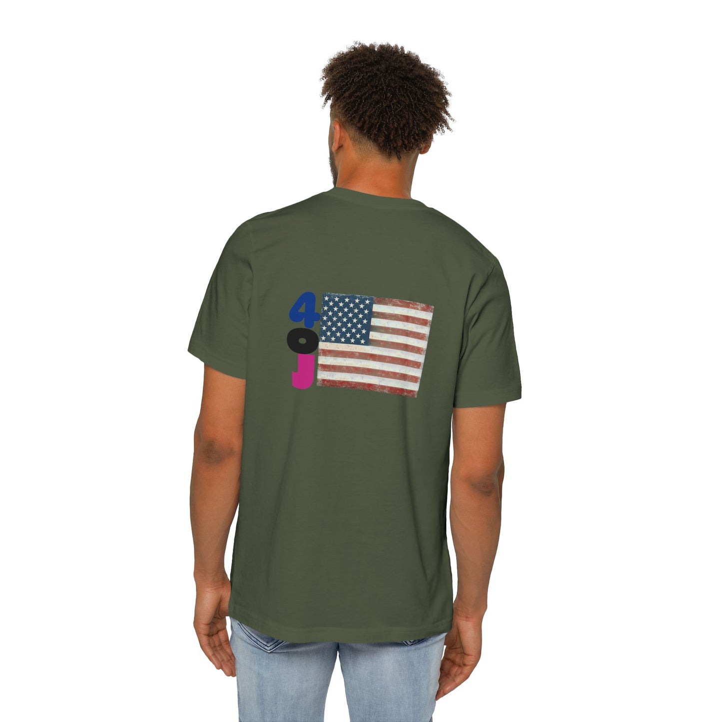 USA Flag Short-Sleeve T-Shirt, Patriotic Tee for Independence Day, Casual Wear, Gift for Veterans, Summer Style