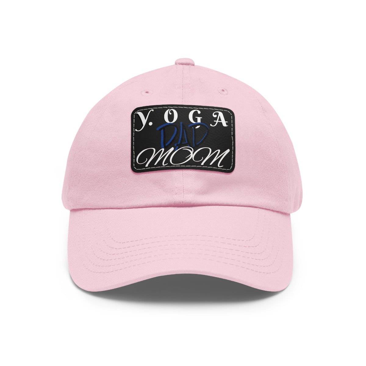 Yoga Dad Hat with Leather Patch - Casual Style for Active Parents