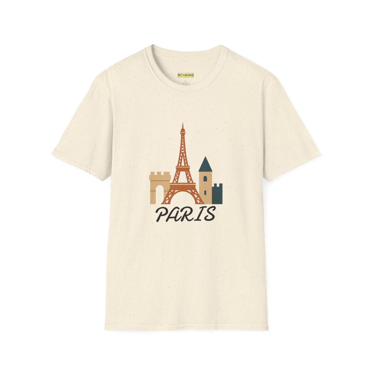 Paris Eiffel Tower Unisex T-Shirt, Travel Shirt, Vacation Tee, Parisian Style Apparel, Souvenir Clothing Printify