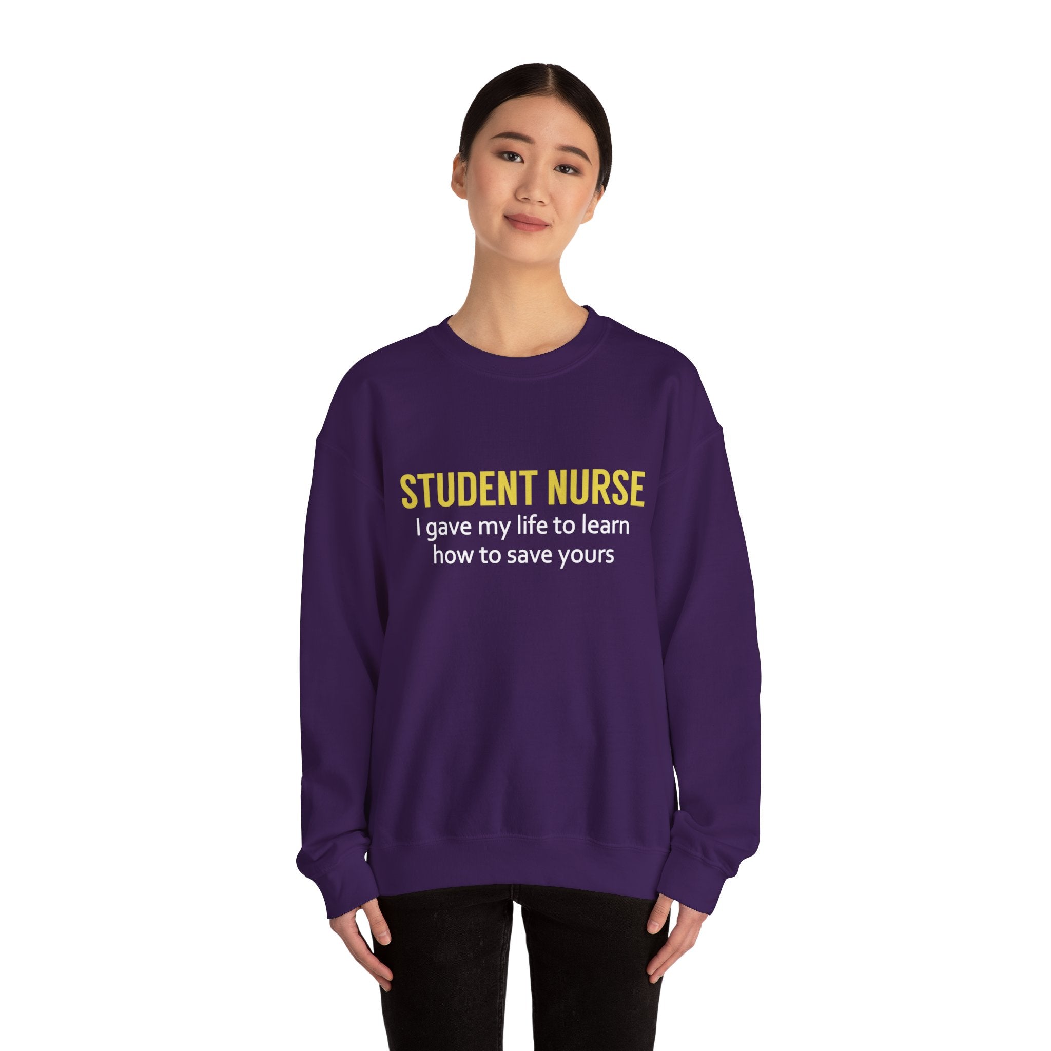 Sweat-shirt unisexe étudiant infirmière 