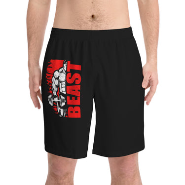 Men's Elastic Beach Shorts (AOP)