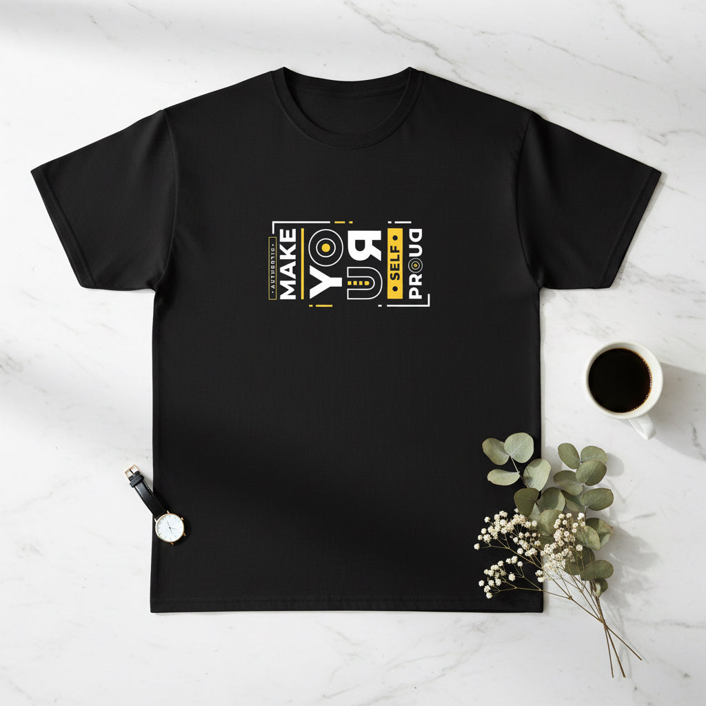 Make You Proud Tee — Motivational Graphic Heavyweight T-Shirt
