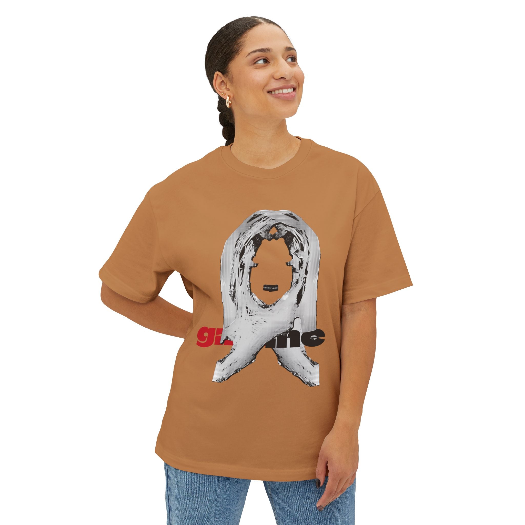 Oversized Boxy Tee - Unique Gine Design