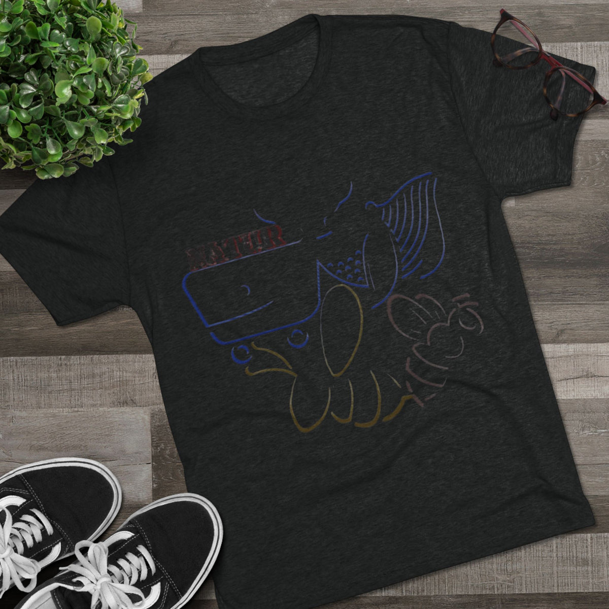 Nature Inspired Tee - Unisex Tri-Blend Crew Tee