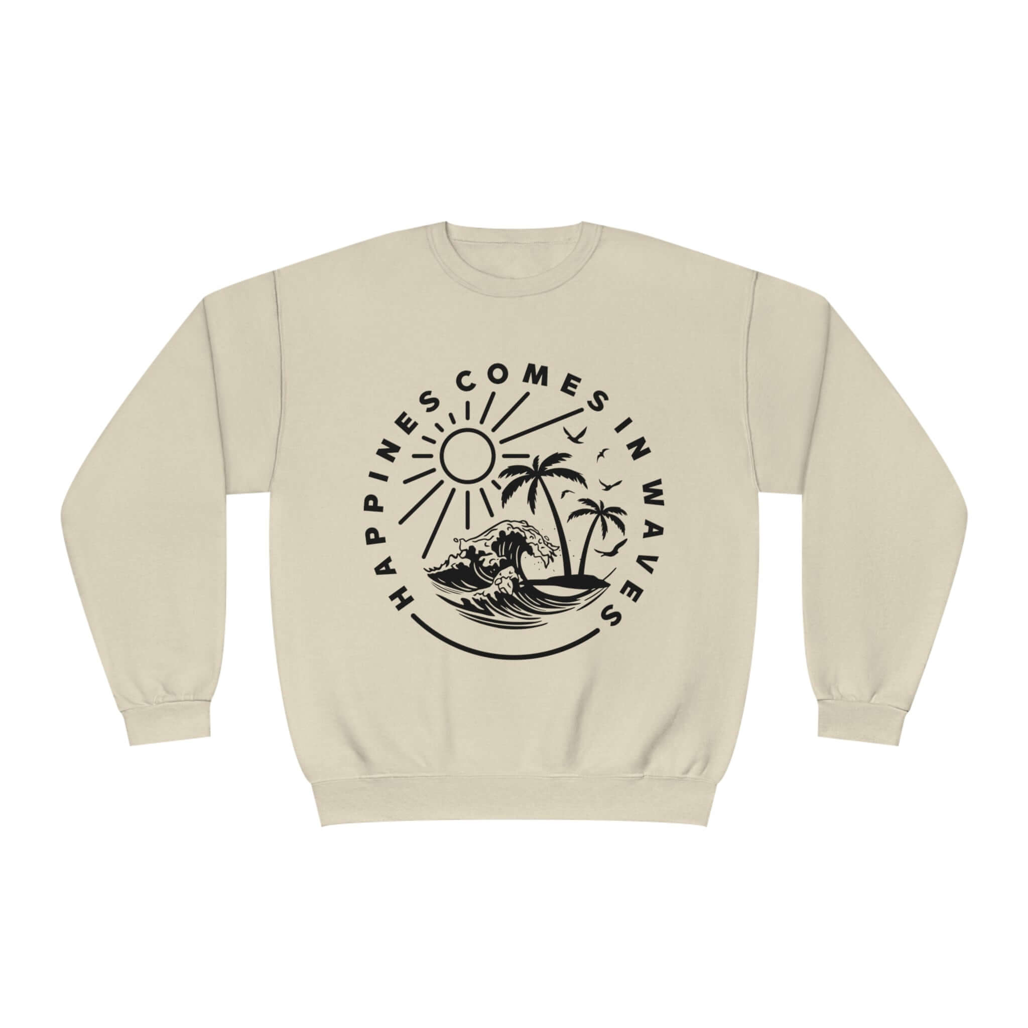 Happiness comes in waves. On RC’nSONS Ads. Tee - RC’nSONS