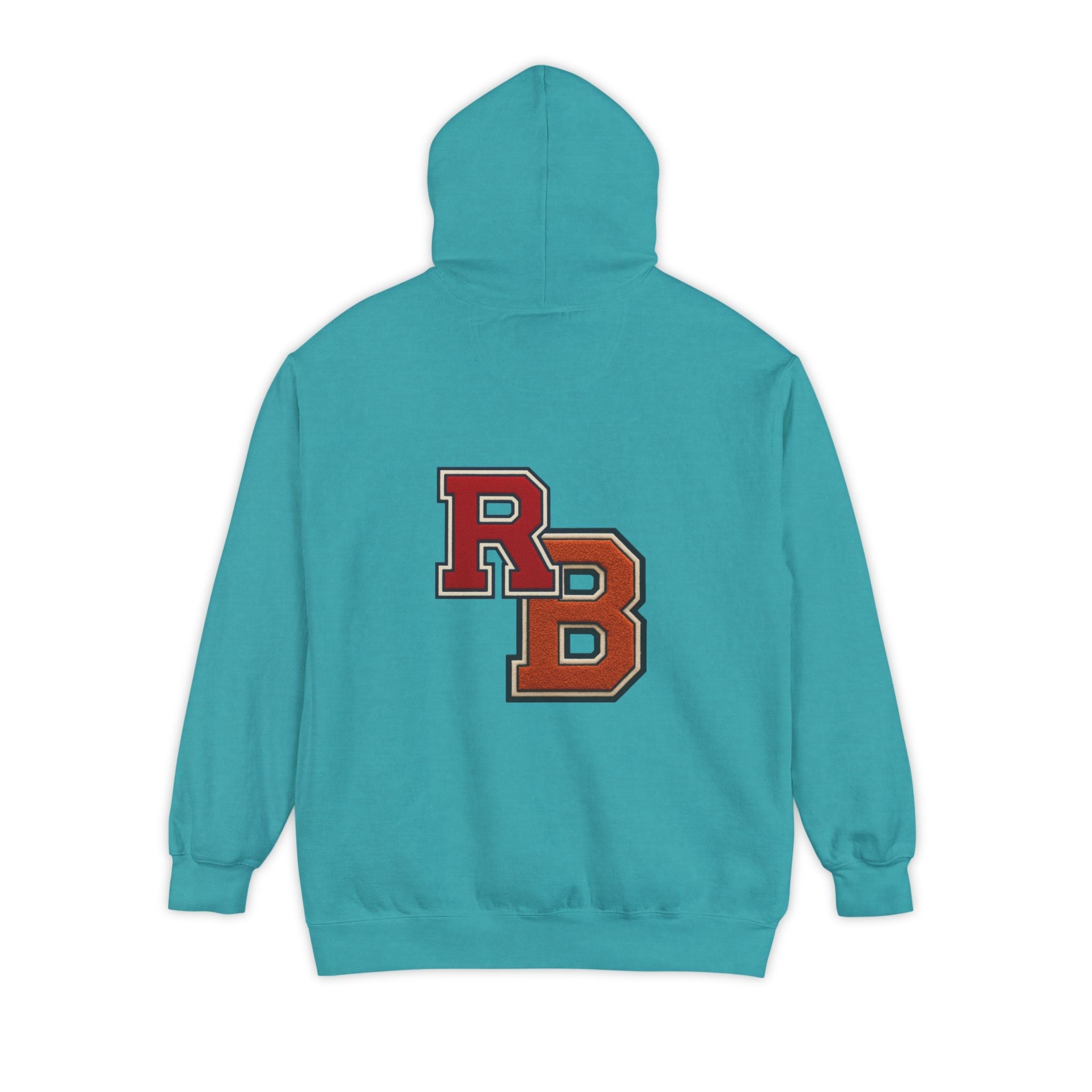 Letterman RB Hoodie — Garment-Dyed Athletic Pullover Printify