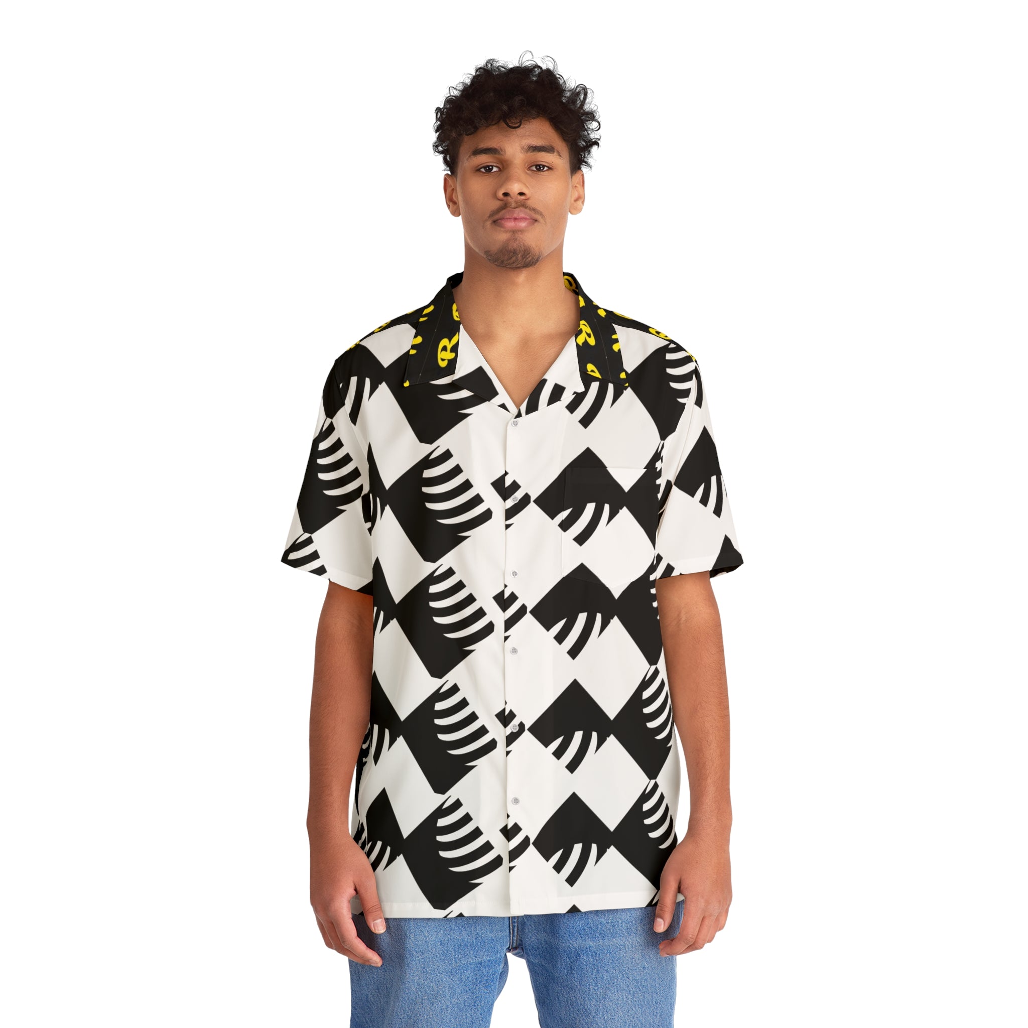 Hawaiian Shirt Men's Stylish Hawaii Shirt-R Design