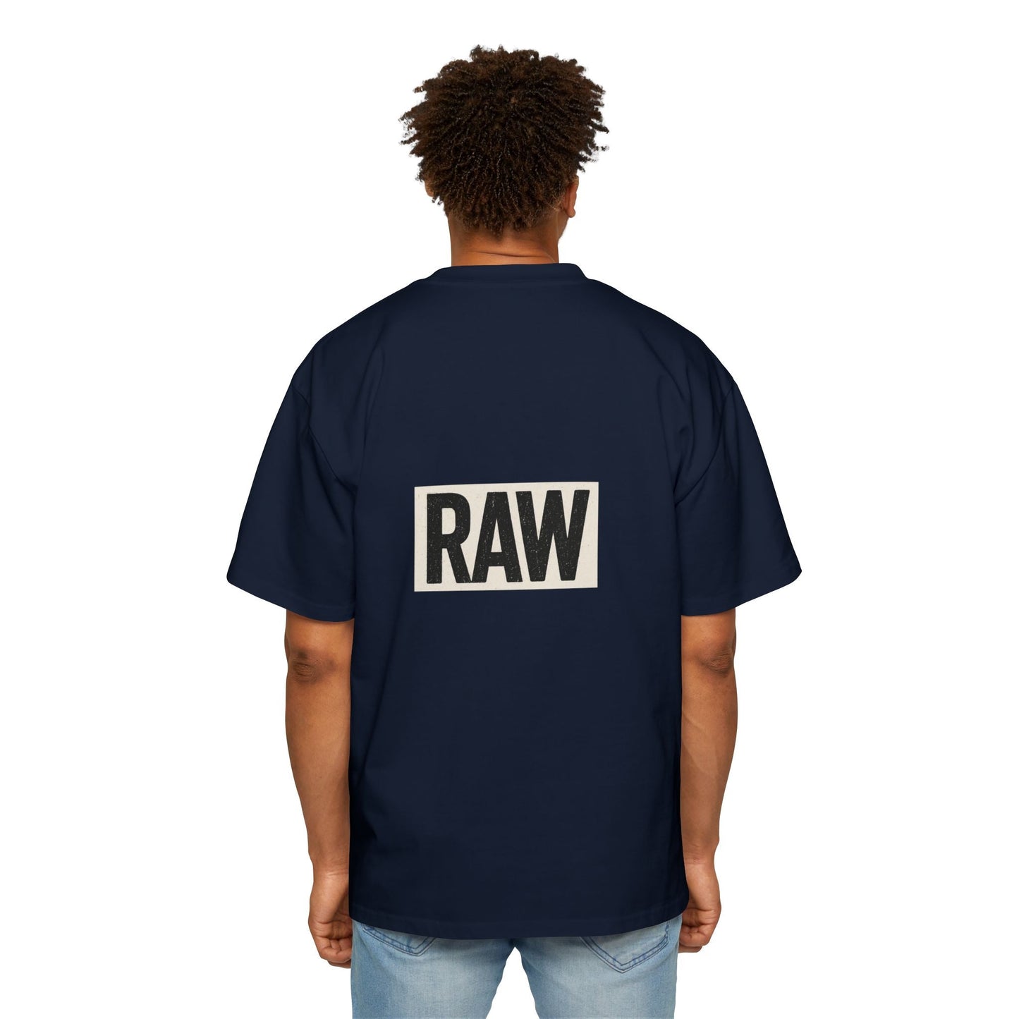 Oversized Tee - Raw Unique Design Printify