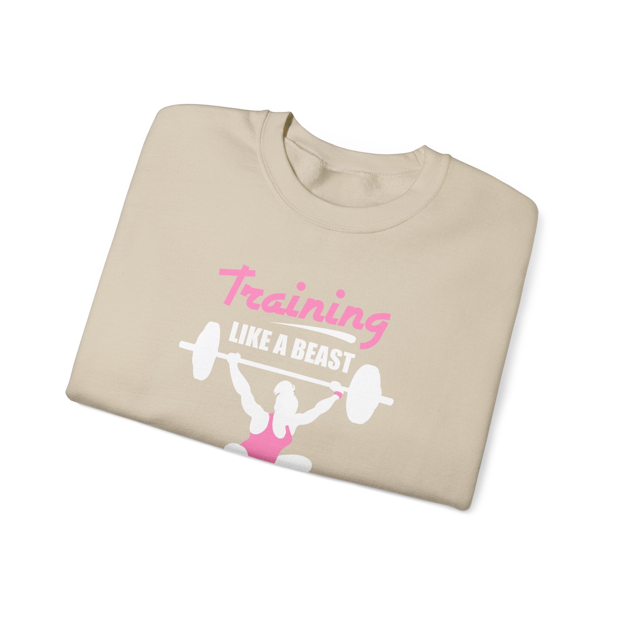 S’entraîner comme un sweat-shirt unisexe bête 