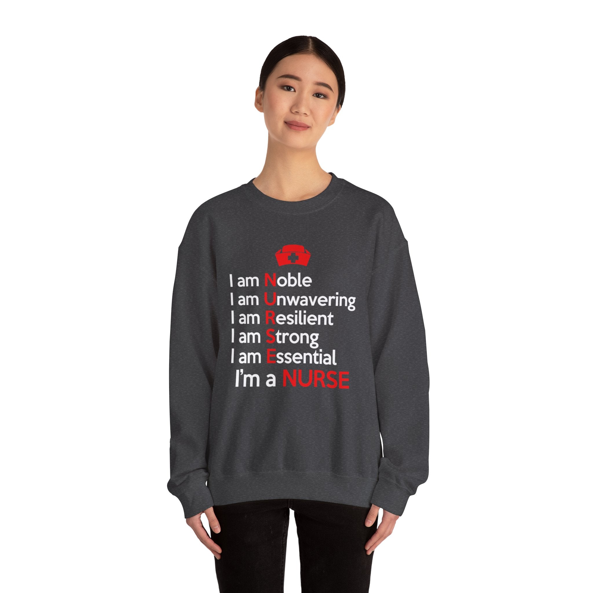 Je suis noble, je suis un sweat-shirt unisexe inébranlable 
