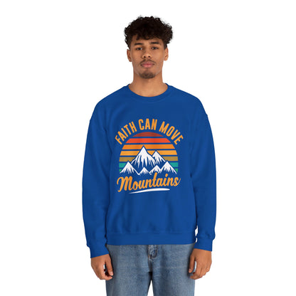 Faith Can Move Mountains Sweat-shirt unisexe 