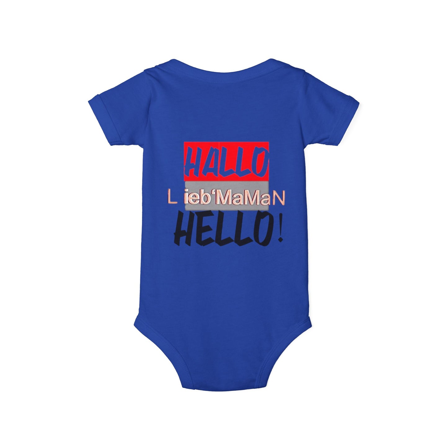 Hello Baby Bodysuit - Cute Multilingual Infant Jersey One Piece