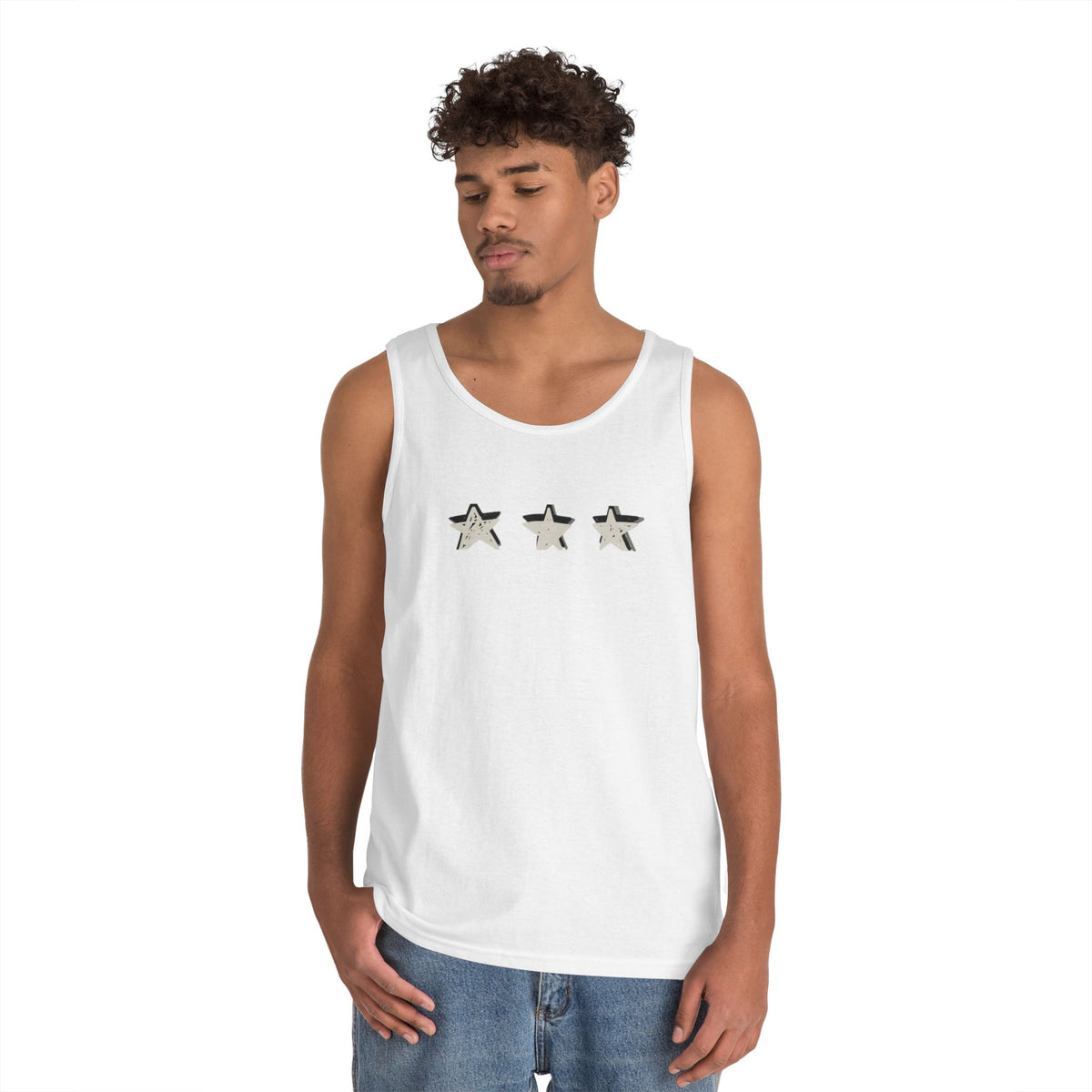 3 Star Heavy Cotton Tank Top