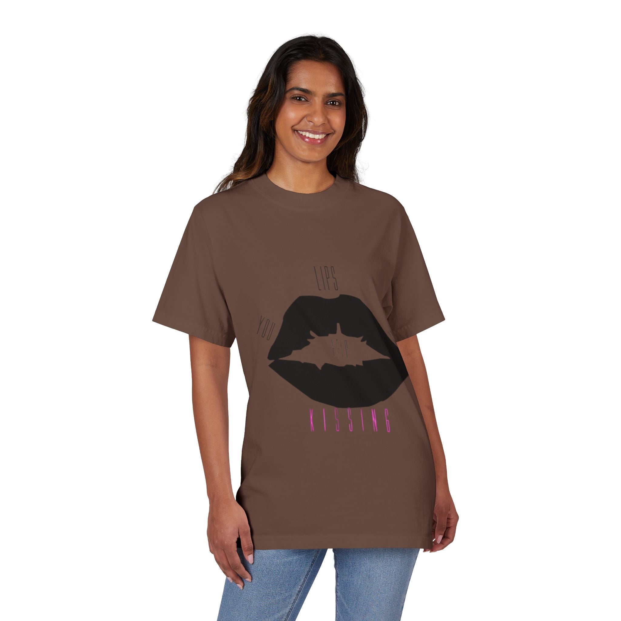 Unisex Graphic T-Shirt, Kiss Print Tee, Trendy Streetwear, Gift for Her, Casual Wear, Summer Style, Statement Shirt Printify