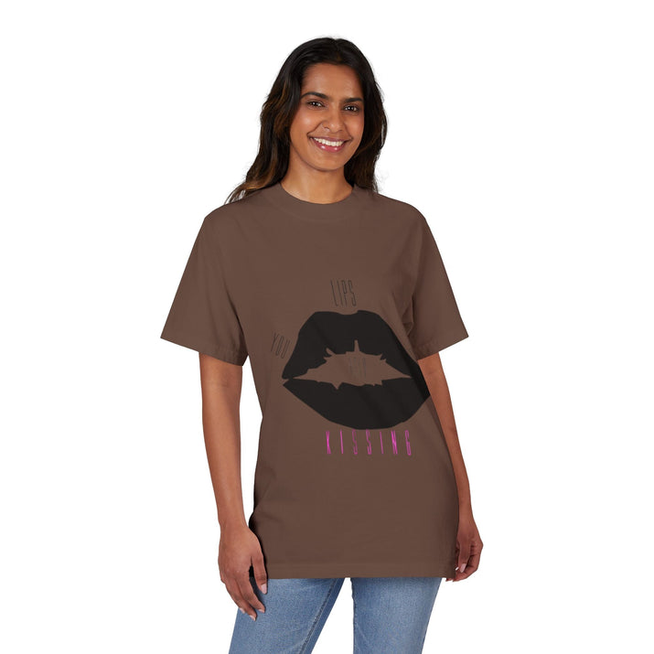 Unisex Graphic T-Shirt, Kiss Print Tee, Trendy Streetwear, Gift for Her, Casual Wear, Summer Style, Statement Shirt Printify