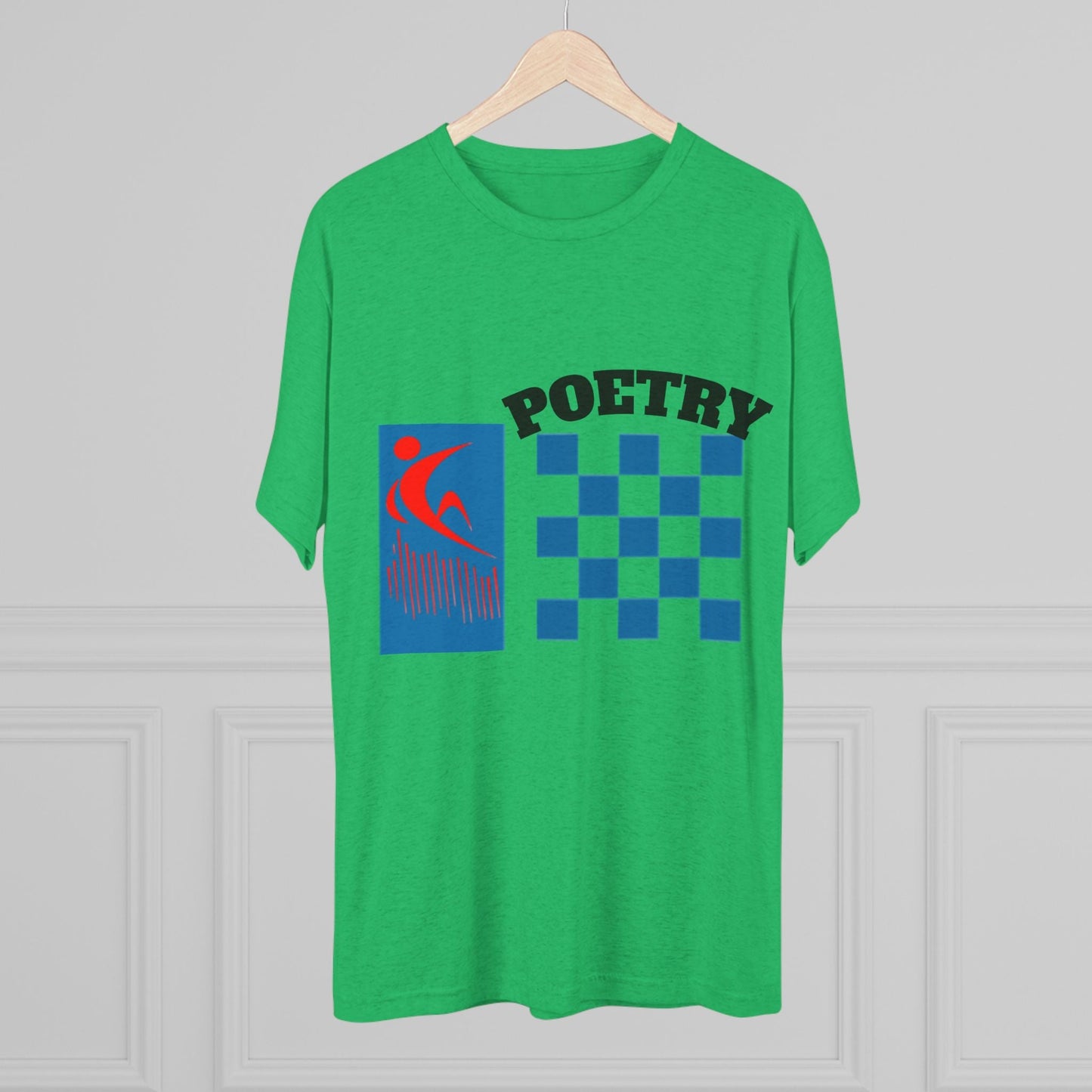 Poetry Inspired Unisex Tri-Blend Crew Tee - Soft Casual Wear for Artistic Souls, Perfect for Poetry Lovers, Gift for Writers, Creative [...] Printify