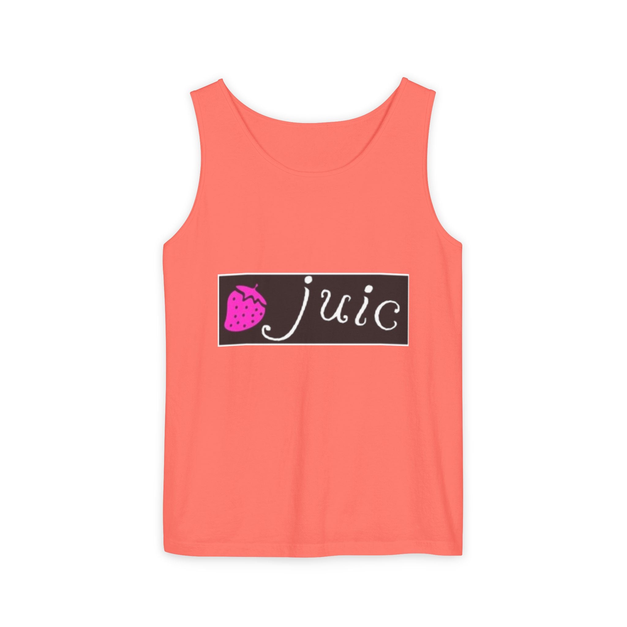 Juice-Themed Unisex Tank Top, Perfect for Summer Outings, Pool Parties, and Fruit Lovers