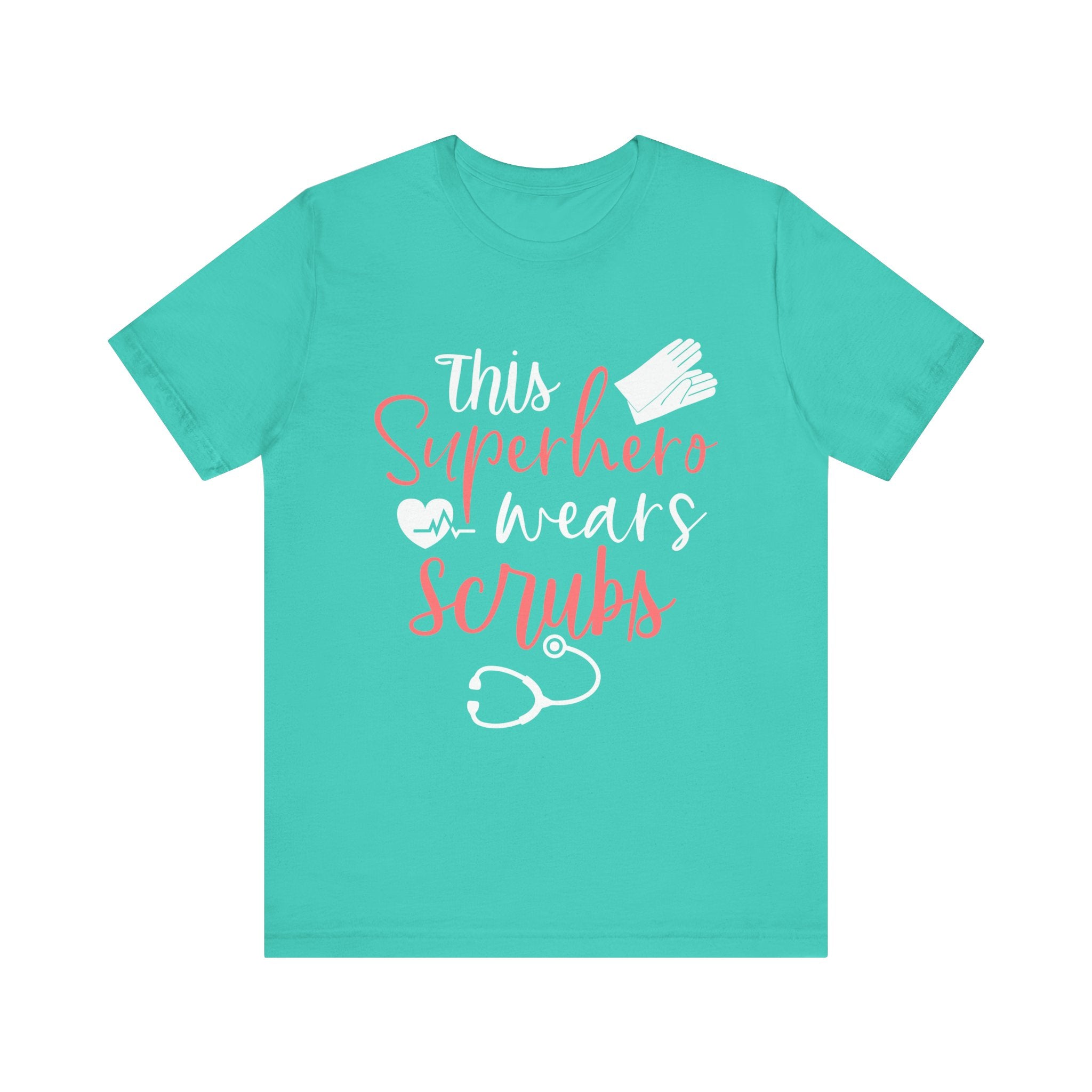 Ce super-héros porte un tee-shirt unisexe Scrubs 