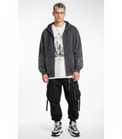 Casual Zip-Up Hoodie-Unisex Clothing Printify