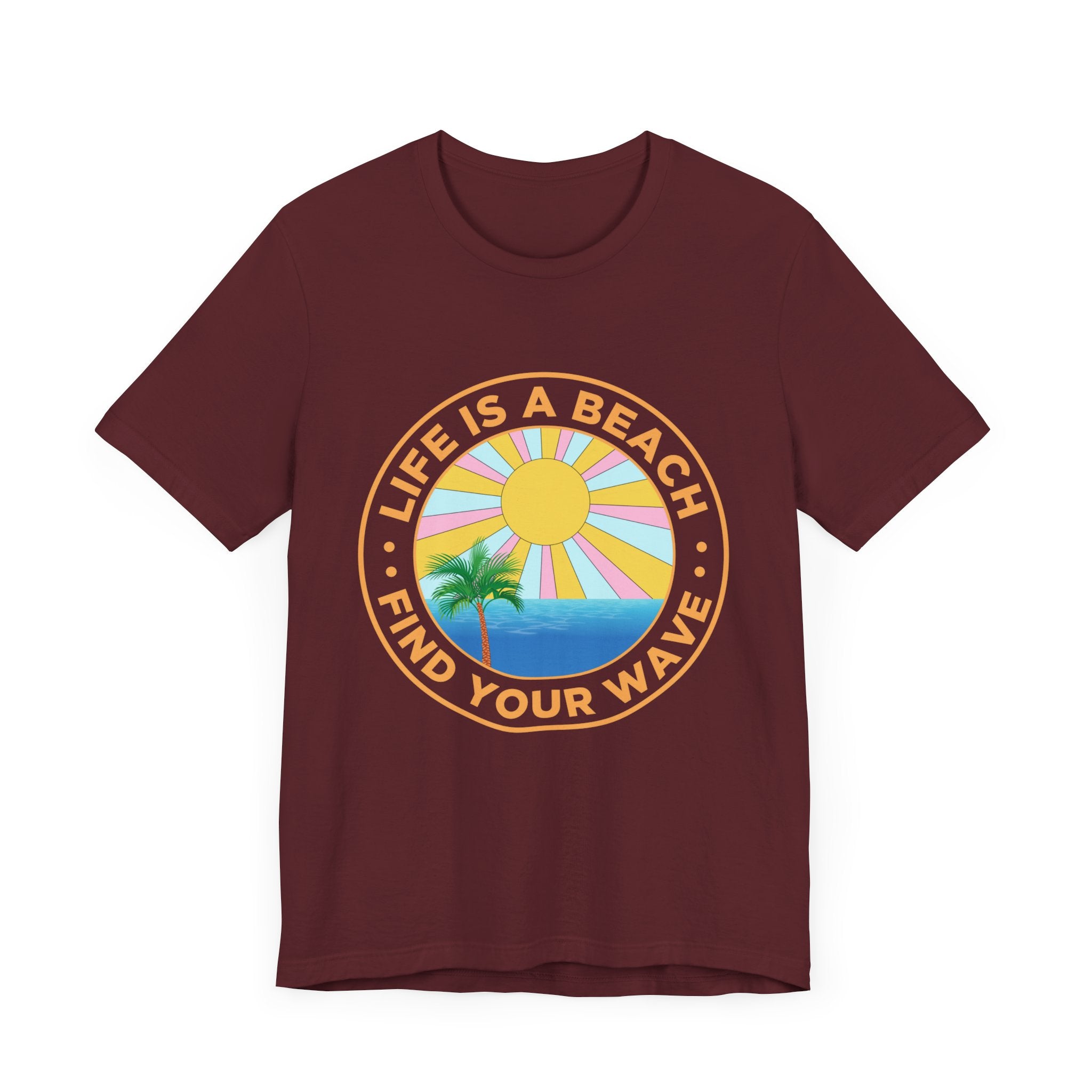 La vie est un tee-shirt unisexe de plage 