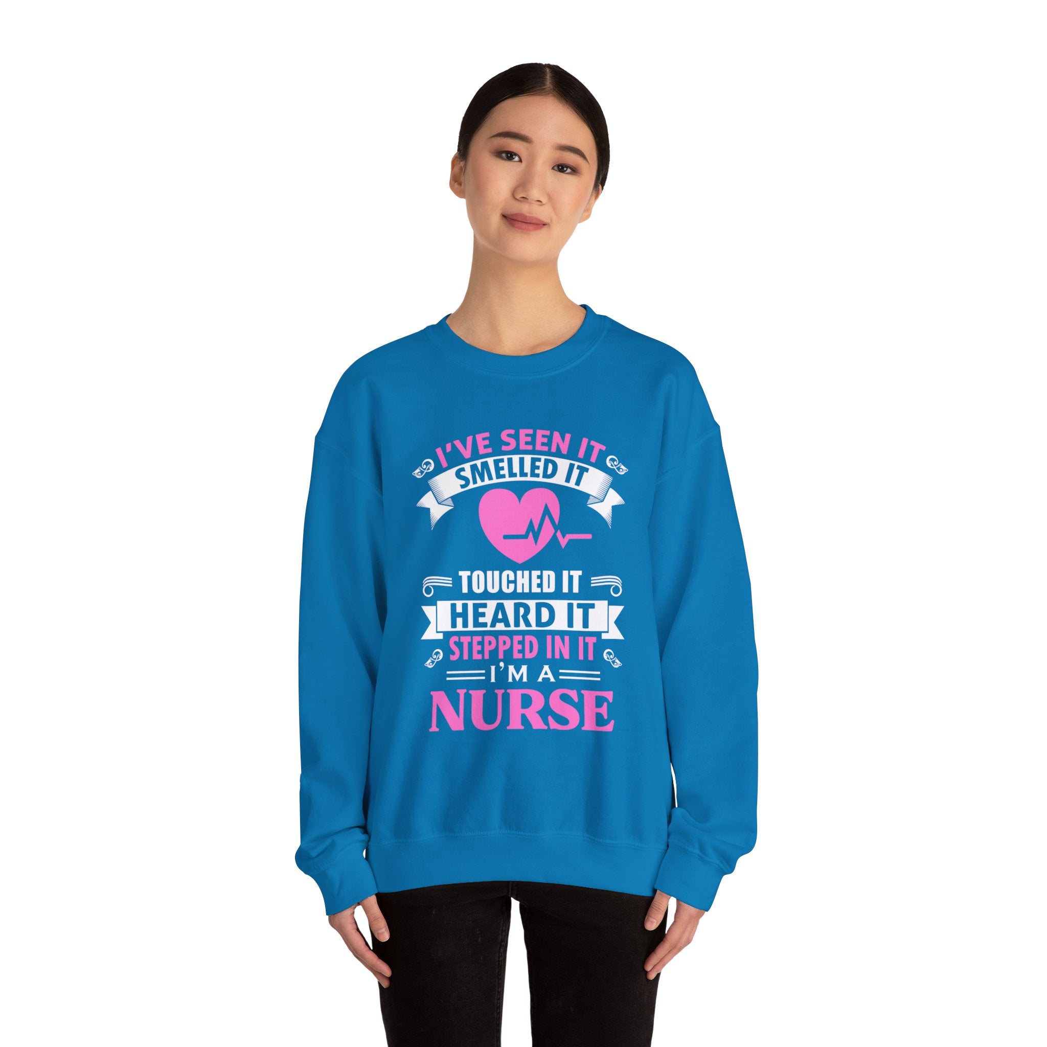 J’ai vu ça sentait ça touchait ce sweat-shirt unisexe 