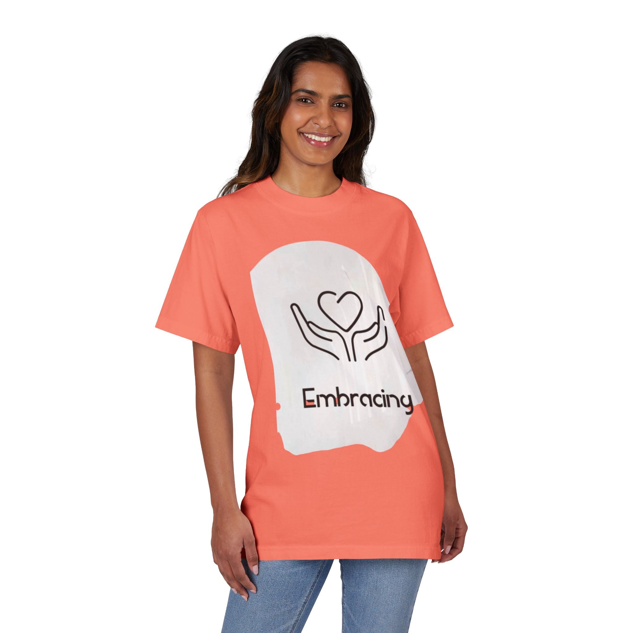 Drop-Shoulder T-Shirt Embracing Design