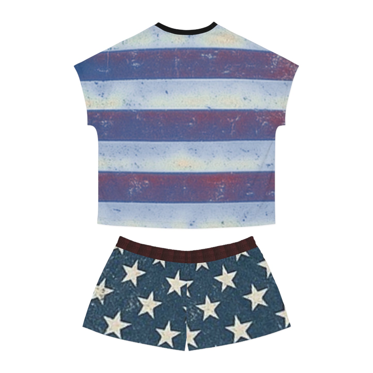Patriotic Women's Pajama Set, USA Stars and Stripes Sleepwear, Red White Blue Loungewear, Perfect for Independence Day and Comfortable [...]