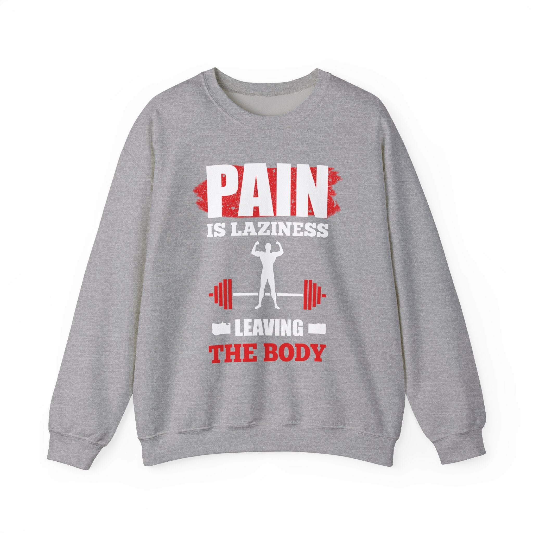 La douleur est la paresse Sweat-shirt unisexe 