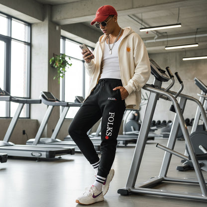 Bold Folks Joggers, comfy fleece , unisex Printify