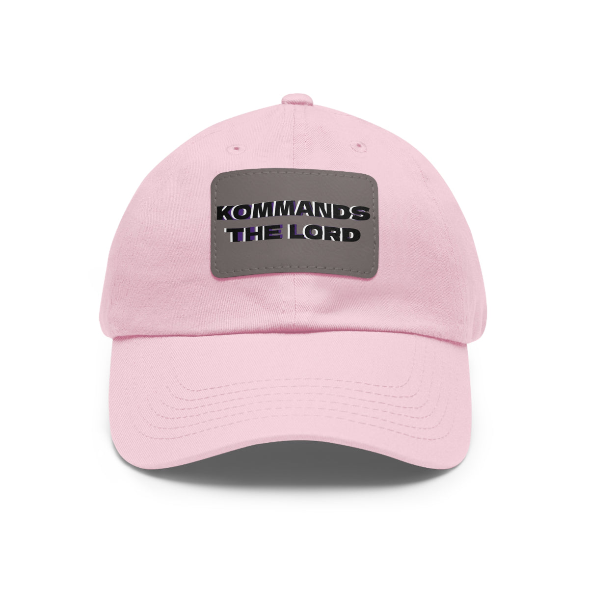 Dad Hat - Kommands The Lord Leather Patch Cap