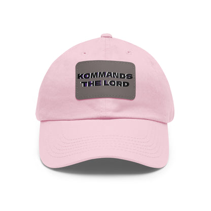 Dad Hat - Kommands The Lord Leather Patch Cap