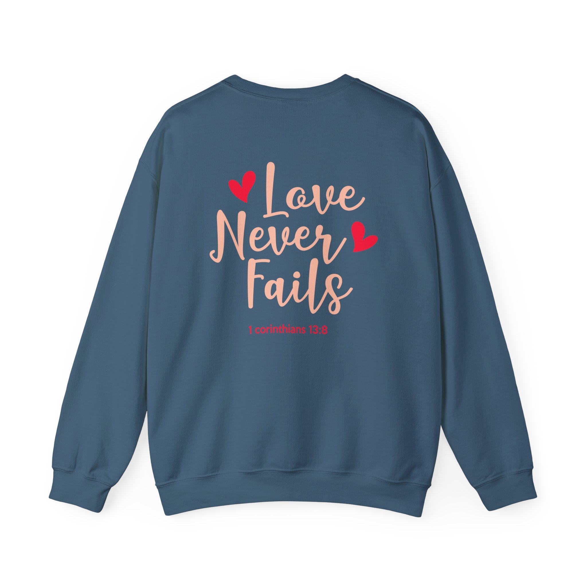 L’amour n’échoue jamais Sweatshirt unisexe 