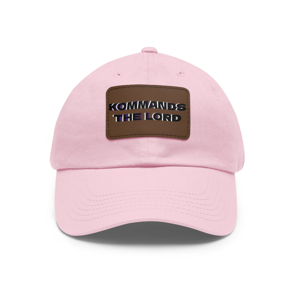 Dad Hat - Kommands The Lord Leather Patch Cap