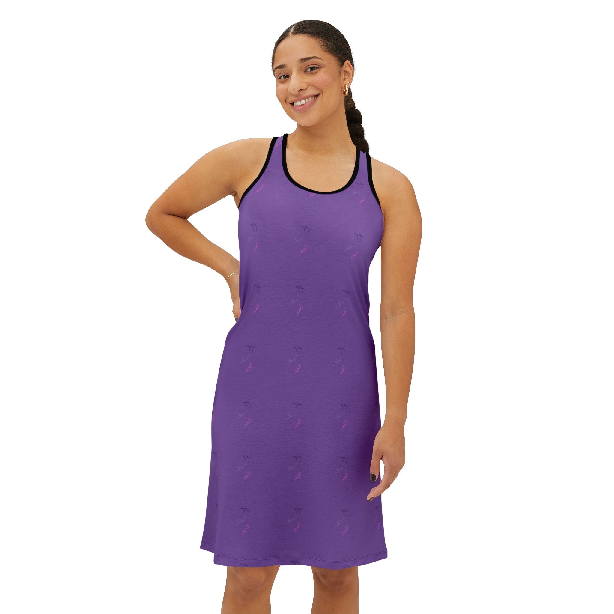 Vibrant Women's Racerback Dress - Perfect for Summer Days, Beachwear, Lounging, Festivals, Weekend Outings, and Vacations
