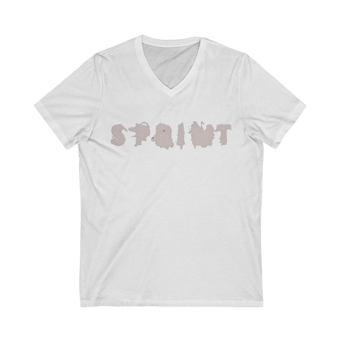 Unisex Jersey Short Sleeve V-Neck Tee