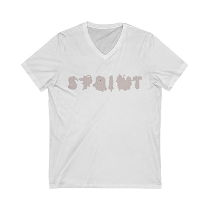 Unisex Jersey Short Sleeve V-Neck Tee