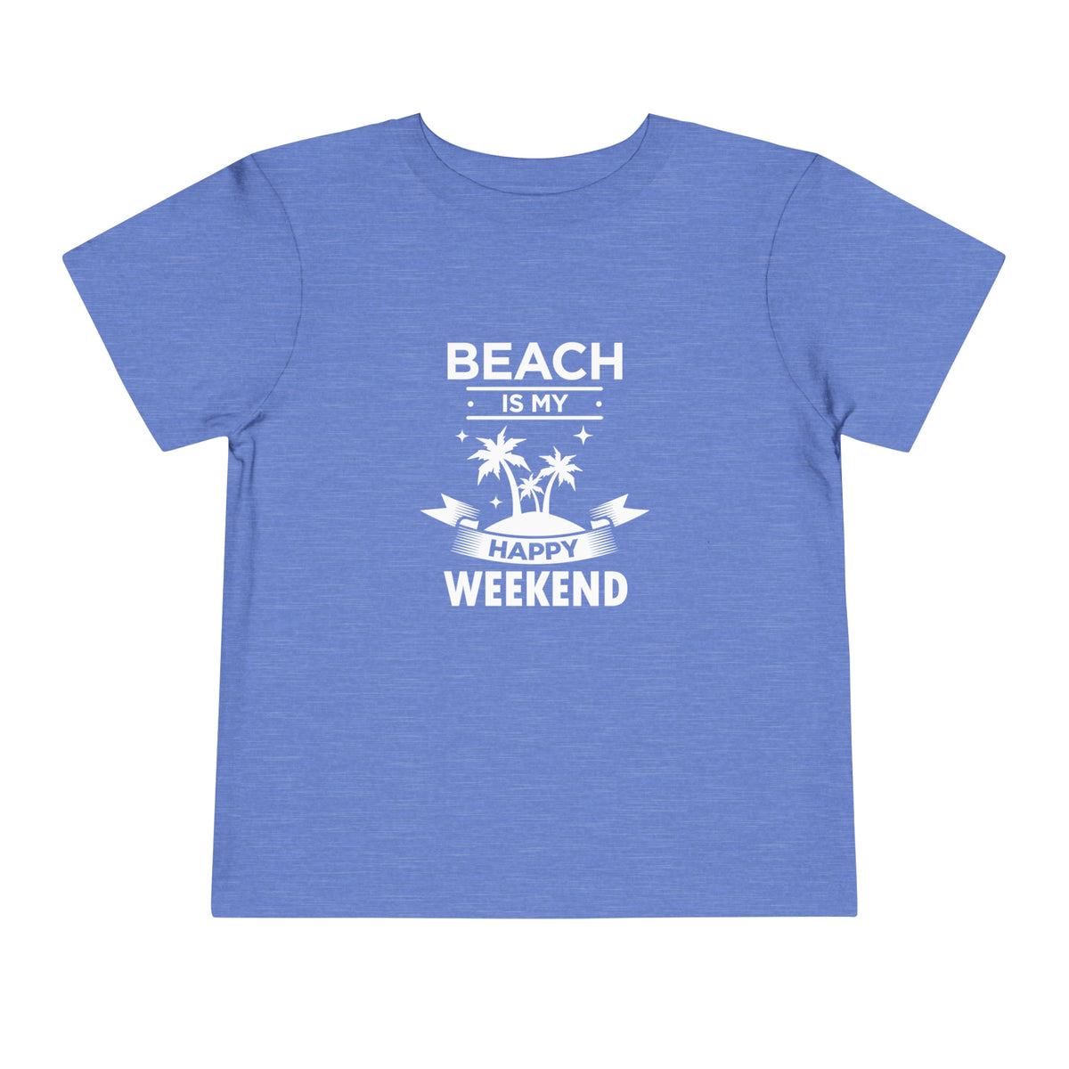 Beach Is My Happy Weekend Toddler Tee