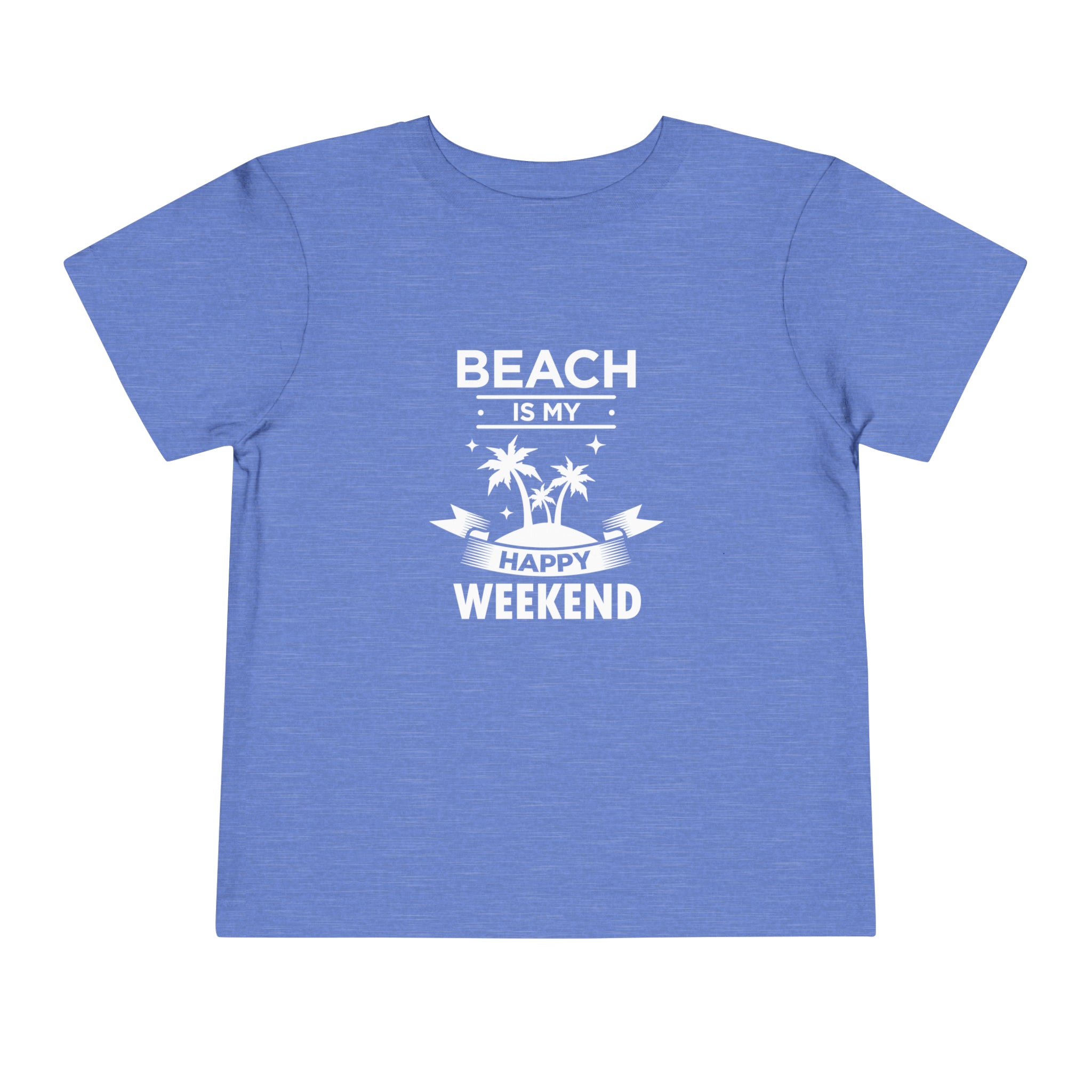 Beach Is My Happy Weekend Toddler Tee