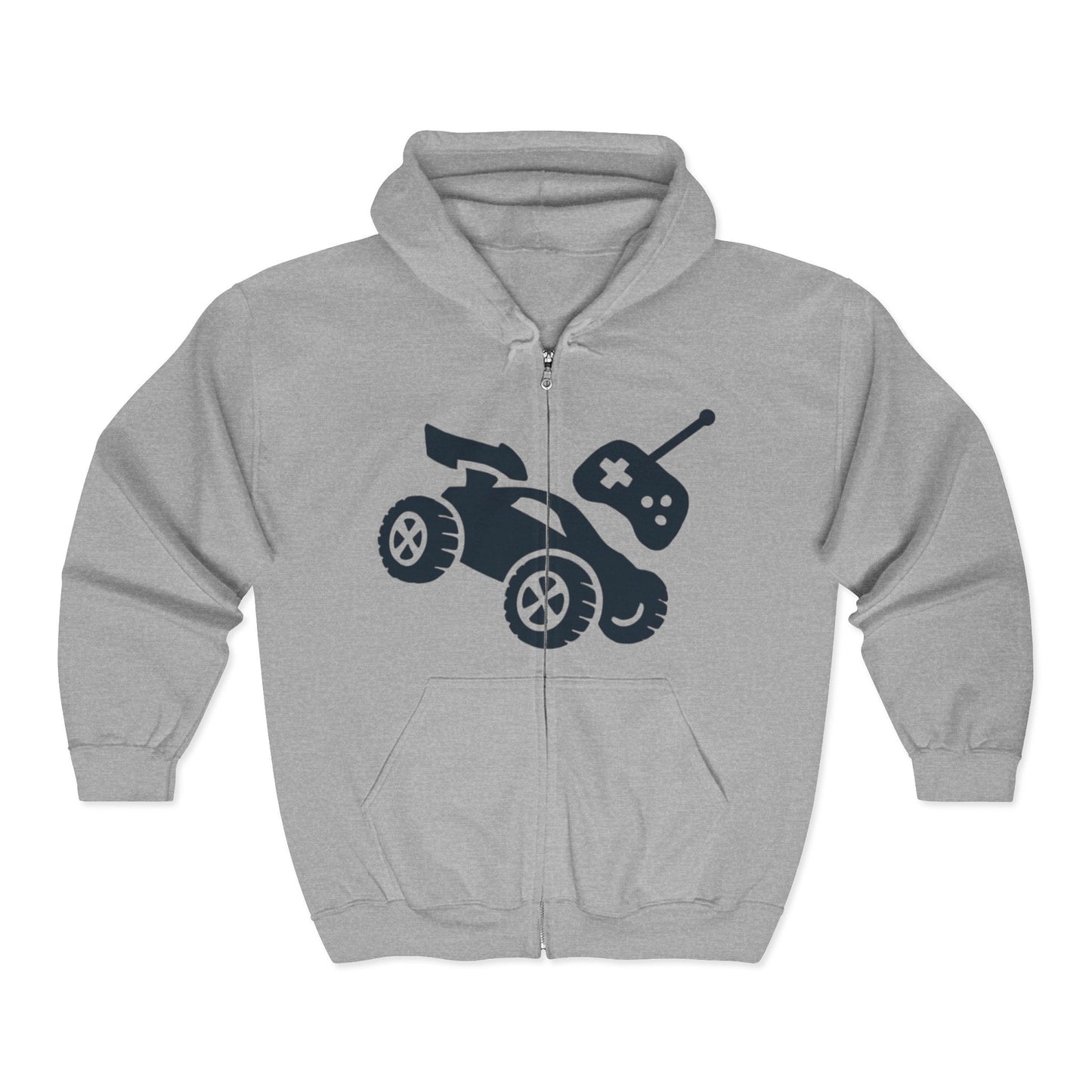 Stylish Unisex Zip-Up Hoodie with RC'NSONS Design, Perfect for Casual Days, Gift for Friends and Family, Birthday Present, Cozy [...] Printify