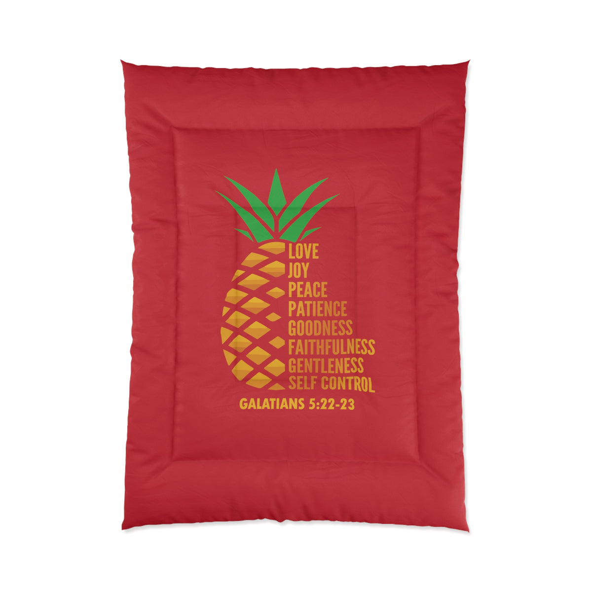 Love Joy Peace Comforter