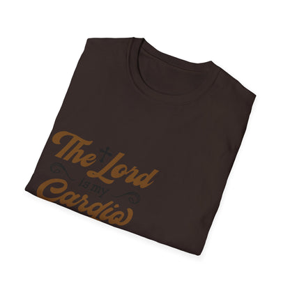 Faith-Inspired Unisex T-Shirt, The Lord is My Cardia, Christian Apparel, Spiritual Gift, Everyday Comfort Wear, Perfect for Church, [...] Printify