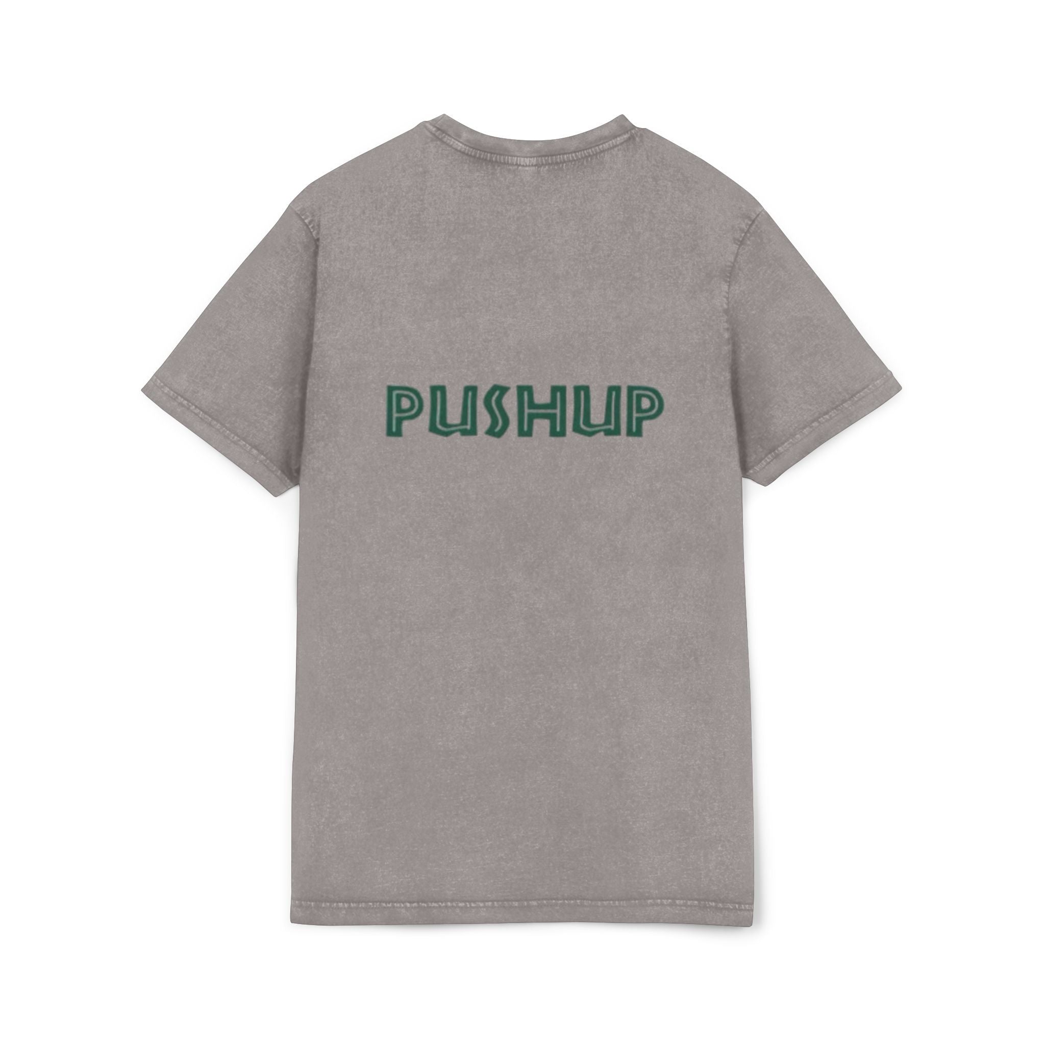 Acid Washed Pushup Tee - Unisex Vintage Style T-Shirt