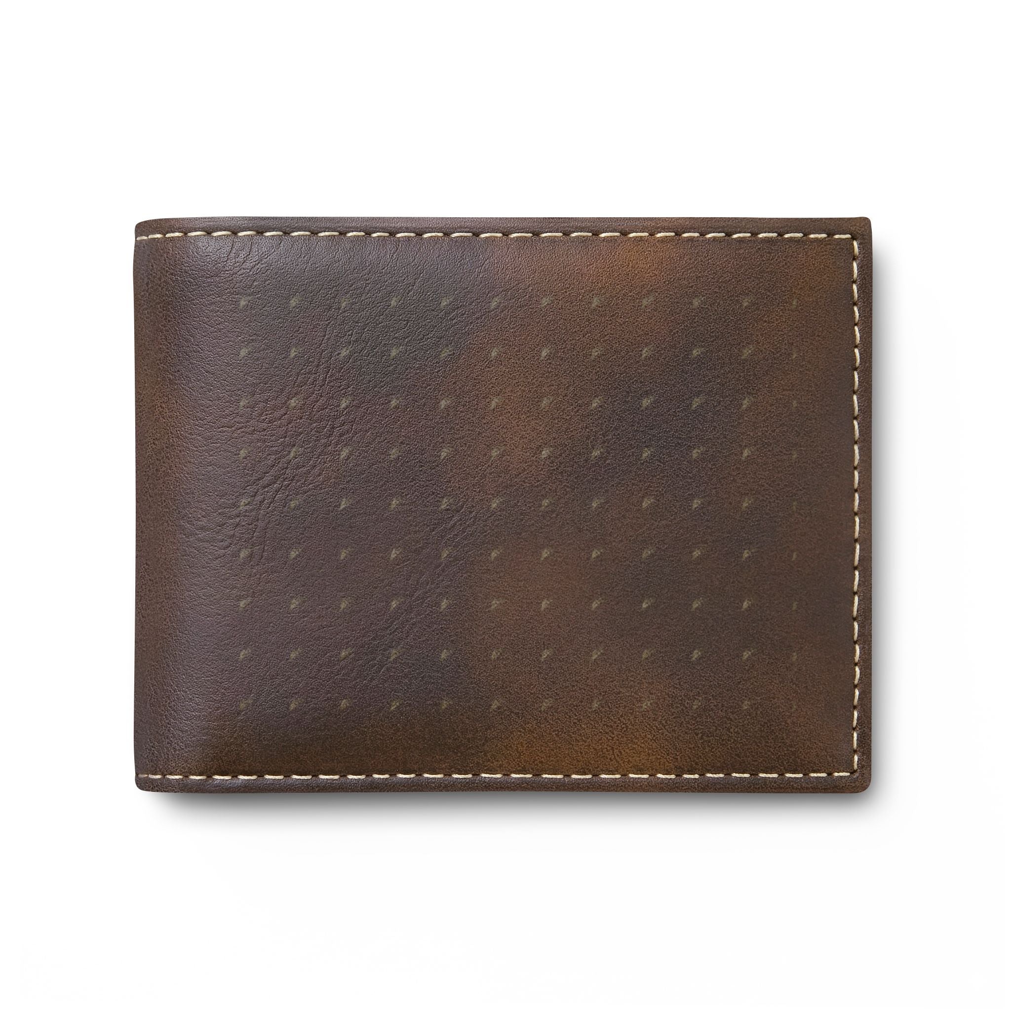 Bi-Fold Wallet — Slim Leather Card Wallet with Flip Pocket