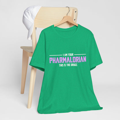 Je suis votre pharmacolorien, c’est le tee-shirt unisexe des médicaments 