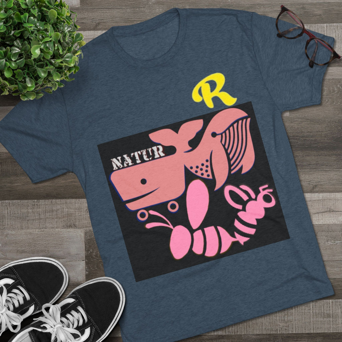 Unisex Tri-Blend Crew Tee - Honey Tee