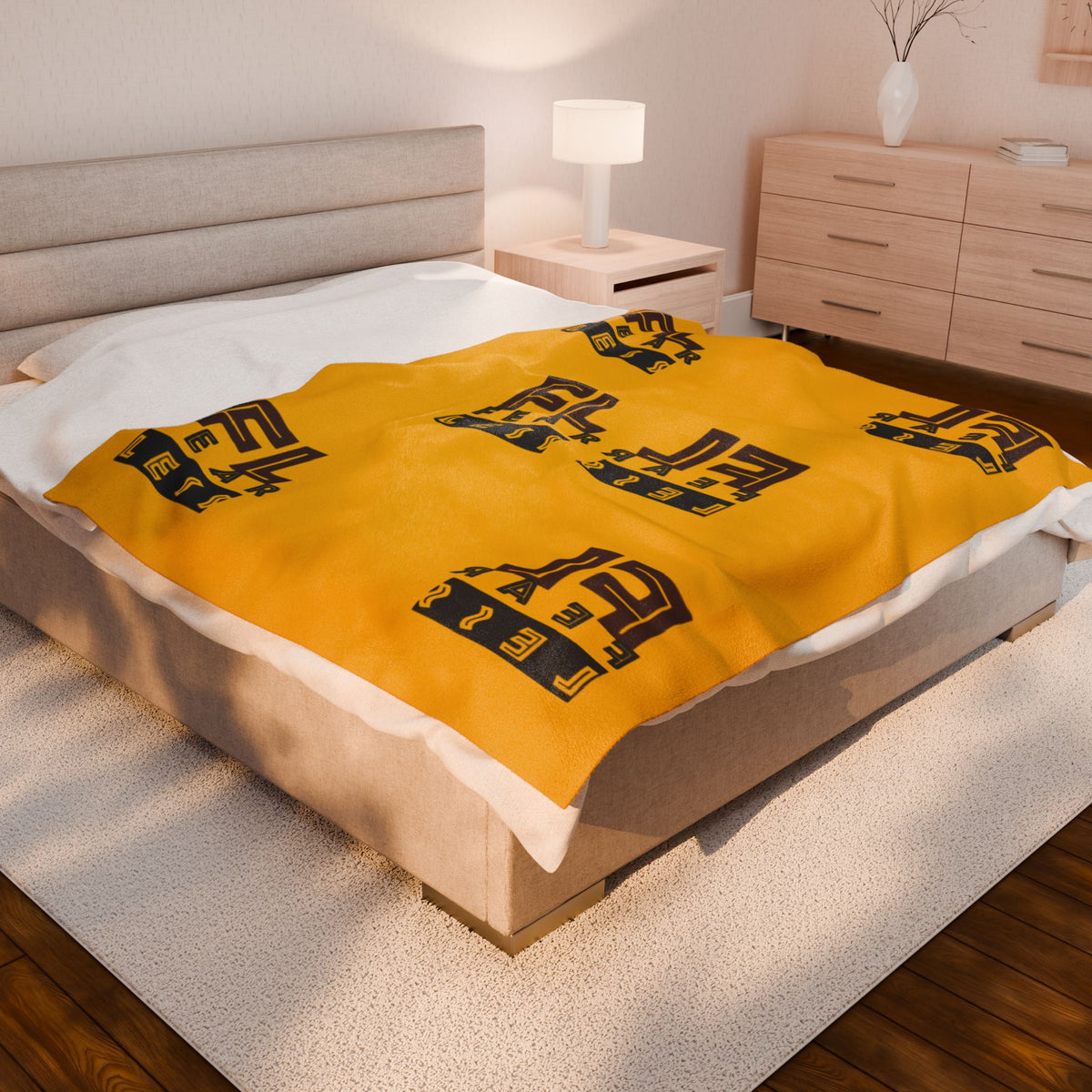 Fearless Velveteen Plush Blanket - Cozy and Inspirational Throw for Home Décor